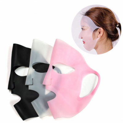 Oksilicone Wholesale Reusable Silicon Facial Mask Skin Care Face Mask With Ear Loop